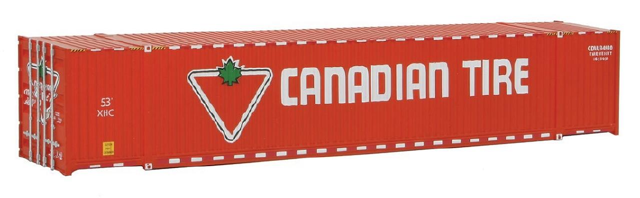 Walthers 949-8514 HO Canadian Tire 53' Singamas Corrugated-Side Container RTR