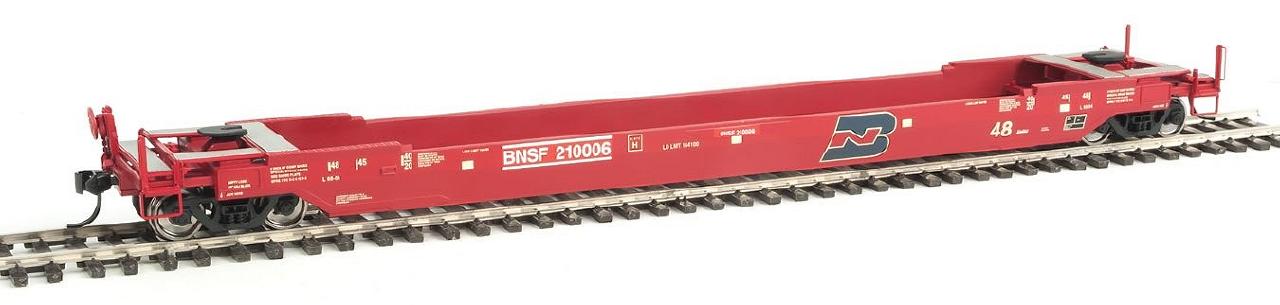 Walthers 920-109202 HO BNSF 48' Gunderson As-Built All-Purpose Well Car #210006