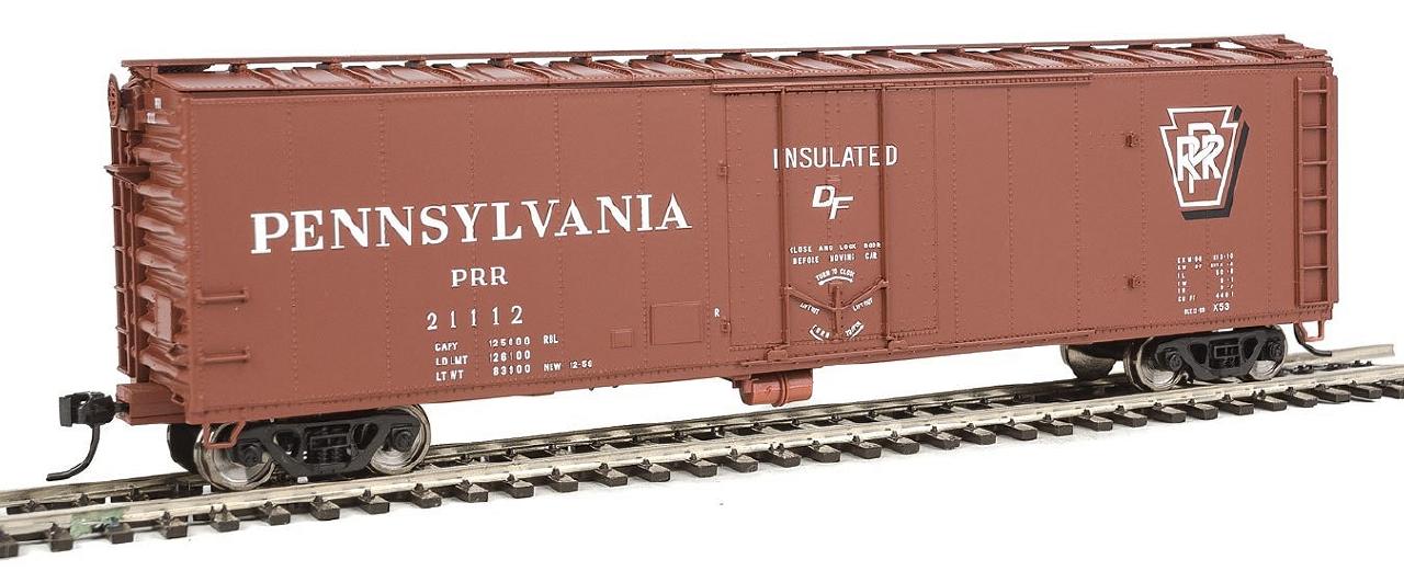 Walthers 910-2812 HO Pennsylvania Railroad 50' PC&F Insulated Boxcar RTR #21112