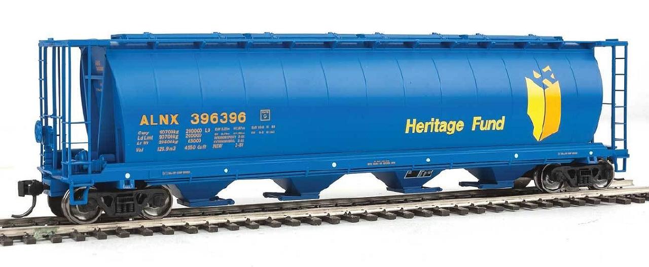 Walthers 910-7302 HO Heritage Fund ALNX 59' Cylindrical Hopper RTR #396396