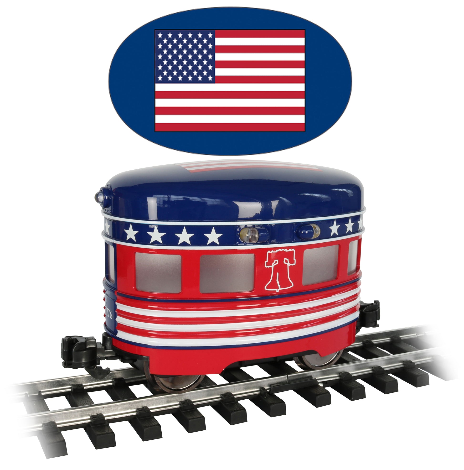 Bachmann 96278 G Independence Day Motorized Eggliner