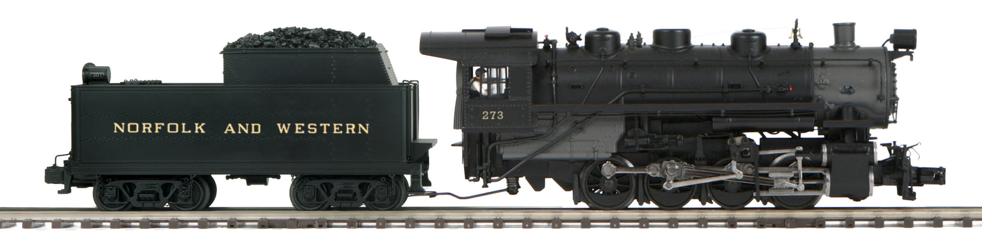 MTH 20-3706-1 O Norfolk & Western 0-8-0 USRA Steam Engine #273