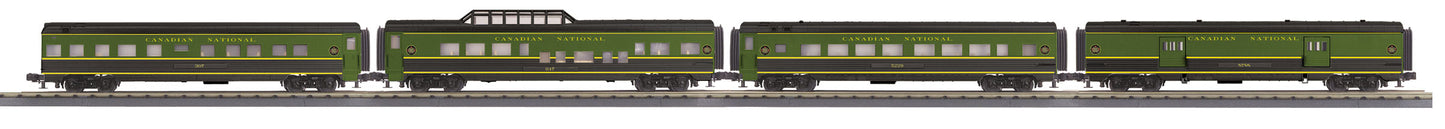 MTH 30-67945 O Canadian National 60' Streamlined Passenger Car Set (Set of 4)