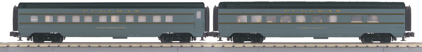 MTH 30-67954 O Union Pacific 2-Car 60' Streamlined Sleeper/Diner