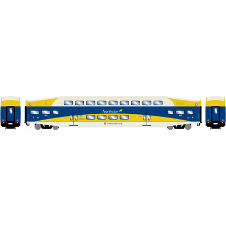 Athearn 26009 N Northstar Commuter RTR Bombardier Coach #707