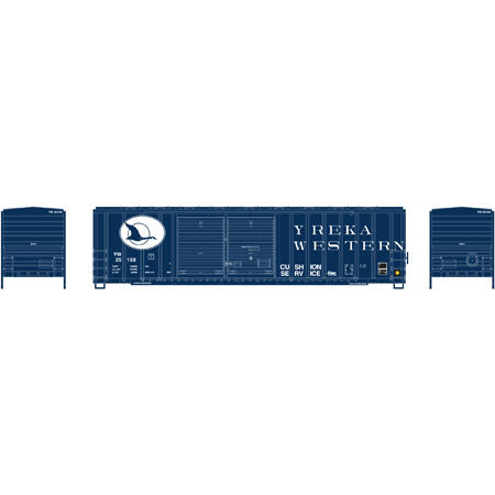Athearn 6678 N Yreka Western 50' FMC Offset Double Door Box #25158