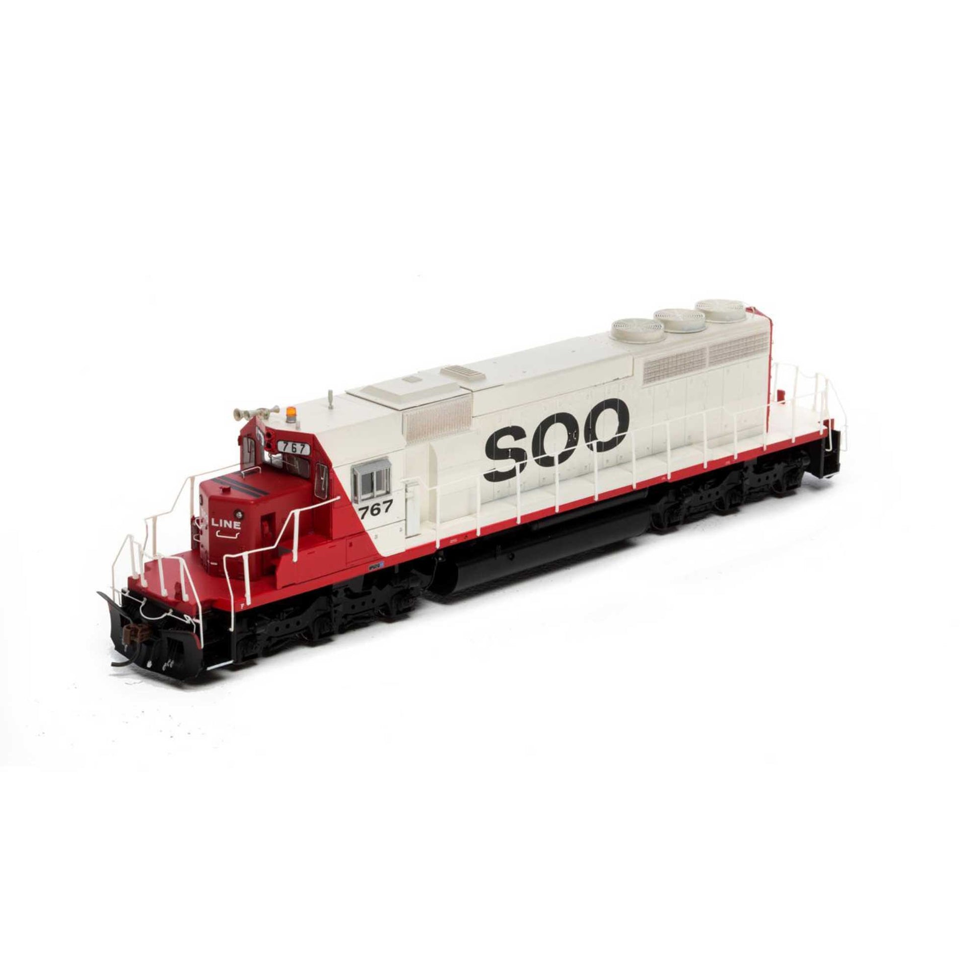 Athearn 16619 HO Soo Line Ready-to-Run SD40-2 Diesel Locomotive #767
