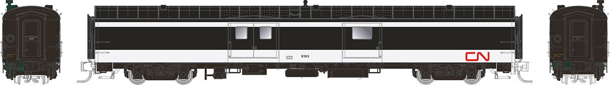 Rapido Trains 506534 N Canadian National 73' Express-Baggage Car #9622