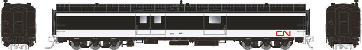 Rapido Trains 506539 N Canadian National 73' Express-Baggage Car #9176