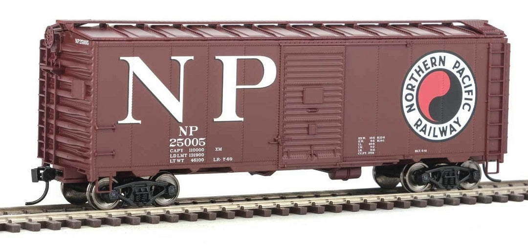 Walthers 910-1307 HO Scale Northern Pacific 40' AAR 1944 Boxcar #25005