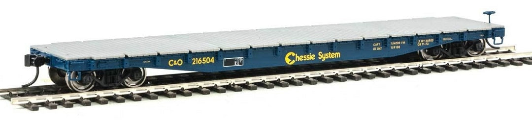 Walthers 920-104116 HO Chessie System C&O 53' AAR Flatcar - Ready to Run #216839