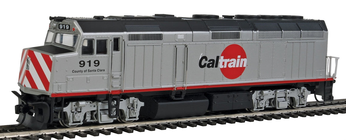 Walthers 5-1185 HO Caltrain EMD F40PH Two-Unit Set - Standard DC #900, #919