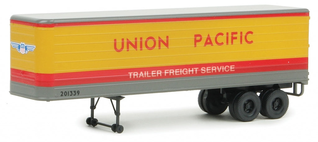 Walthers 949-2406 HO  Union Pacific 35' Fluted-Side Trailer (Set of 2)
