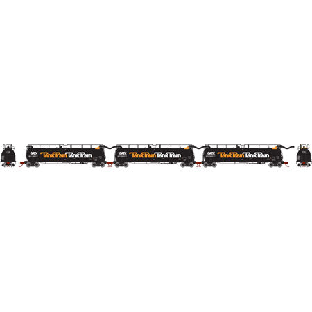 Athearn 14992 N GATX/Early TankTrain Intermediate #1 (3)