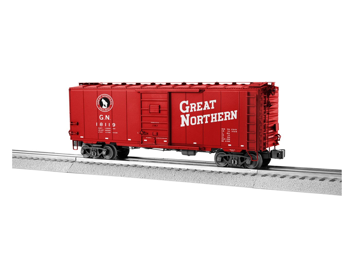 Lionel 6-83570 O Great Northern Grain Door PS-1 Boxcar #18119