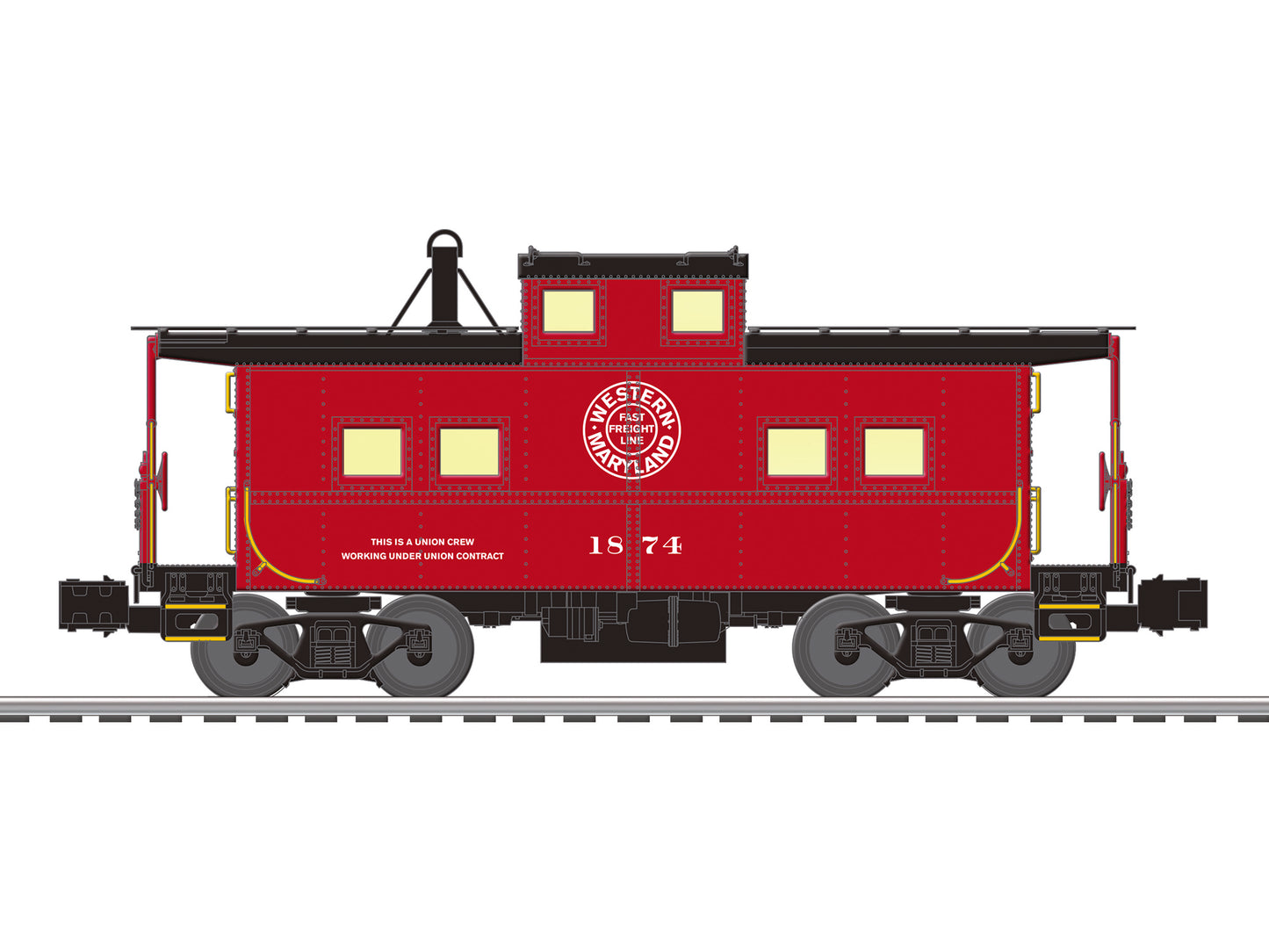 Lionel 6-84139 O Western Maryland (Circle) Northeast Caboose
