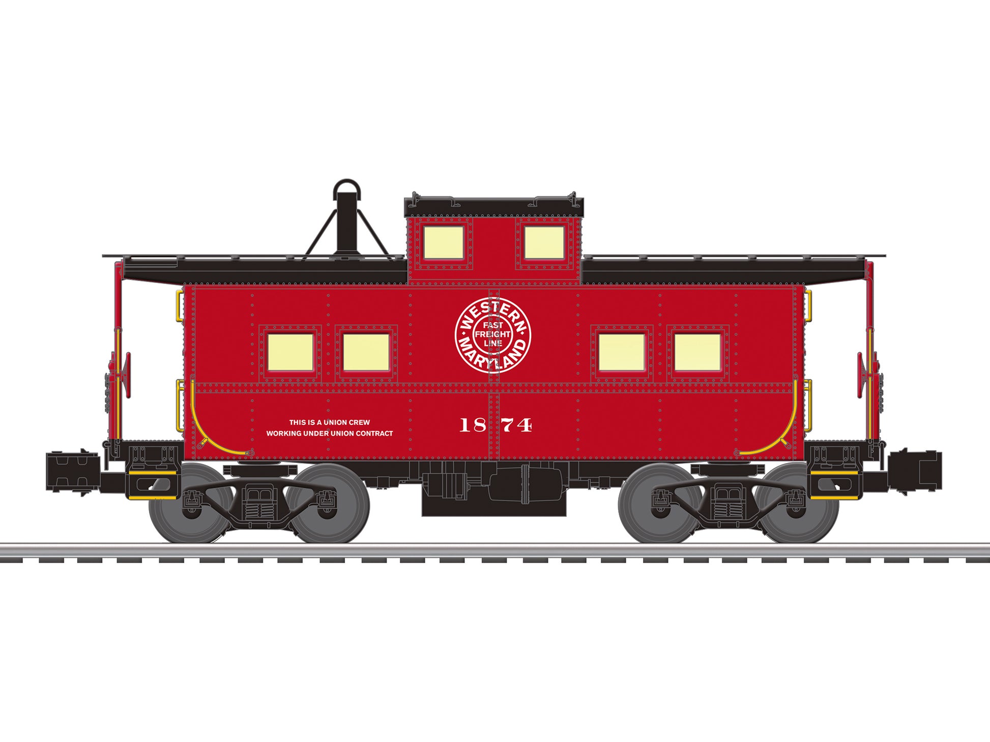 Lionel 6-84139 O Western Maryland (Circle) Northeast Caboose