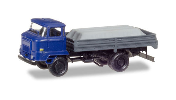 Herpa 307628 1:87 IFA L 60 Flatbed Truck with Cargo Under Tarpaulin
