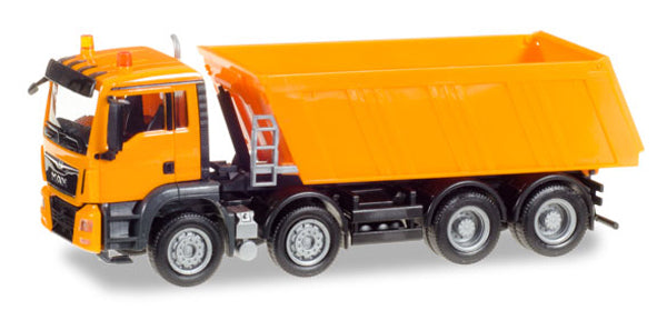 Herpa 307727 HO MAN TGS M Euro 6 Truck-Mounted 4-Axle Tipper