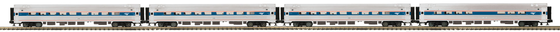 MTH 20-65287 O Amtrak Premier Amfleet Passenger Car Set (Set of 4)