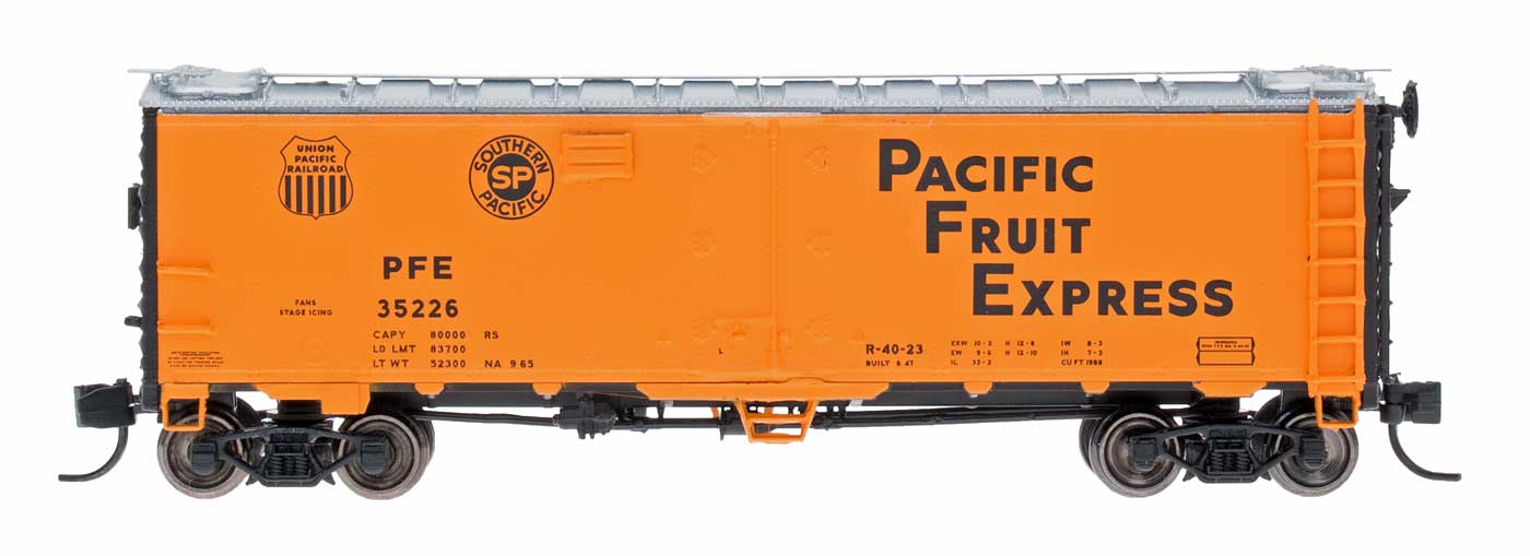 InterMountain 65537-01 N Pacific Fruit Express R-40-23 Refrigerator Car #47205