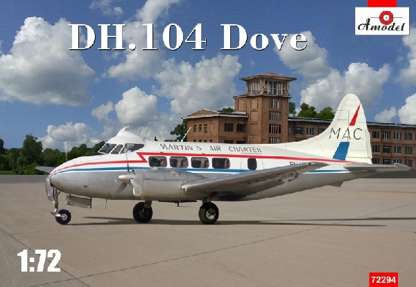 A Model from Russia 72294 1:72 DH.104 Dove Passenger Airliner Plastic Model Kit