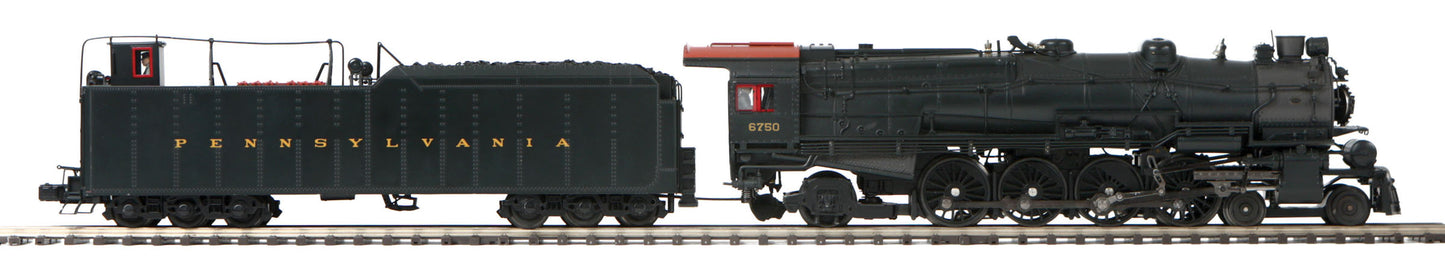 MTH 20-3696-1 O Pennsylvania 4-8-2 M-1b Mountain Steam Engine #6750