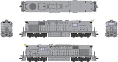 Broadway Limited 4891 HO Unpainted Alco RSD-15 High Nose, Paragon3 Sound