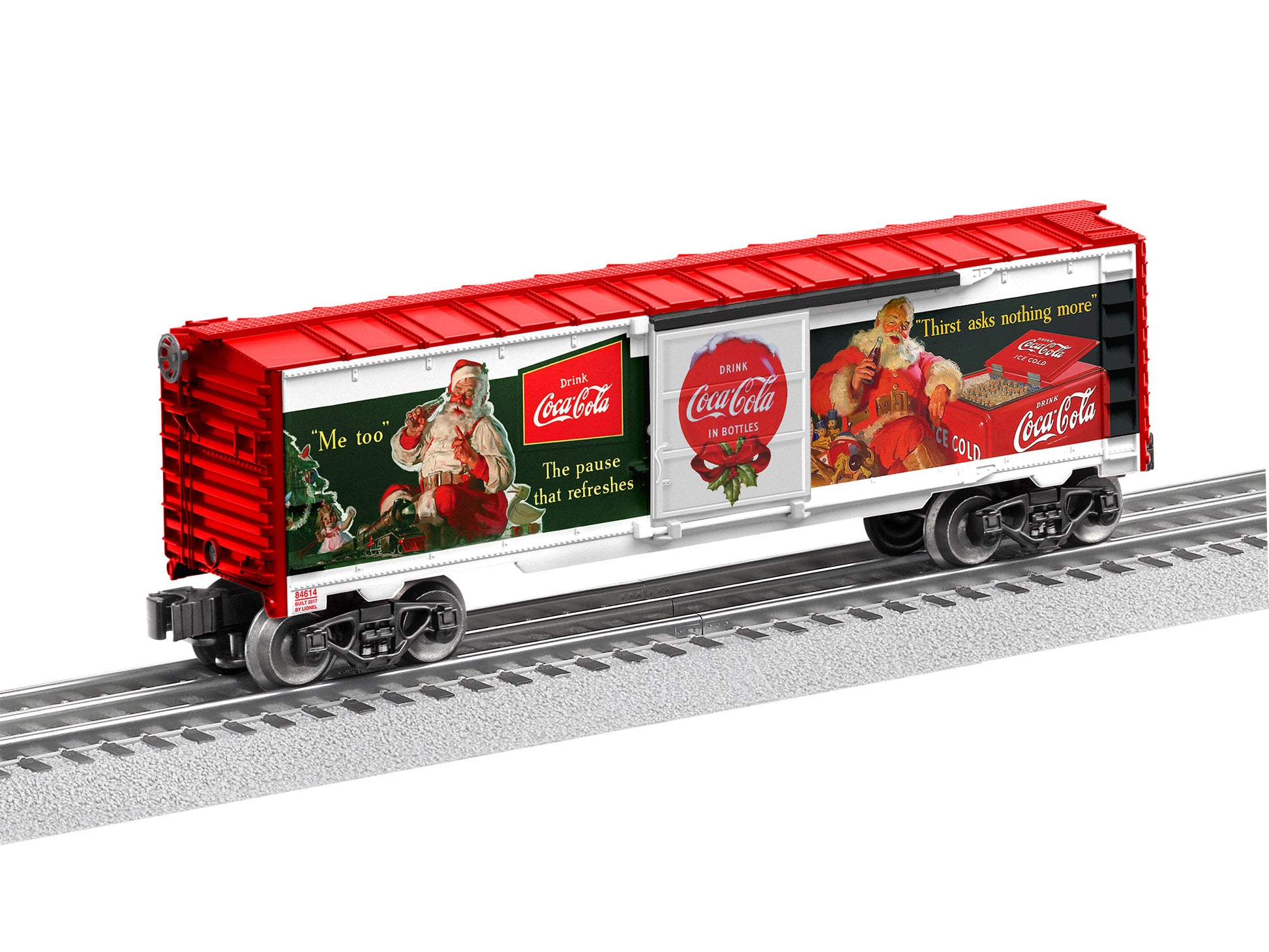 Lionel 6-84614 O Coca-Cola Vintage Santa Boxcar
