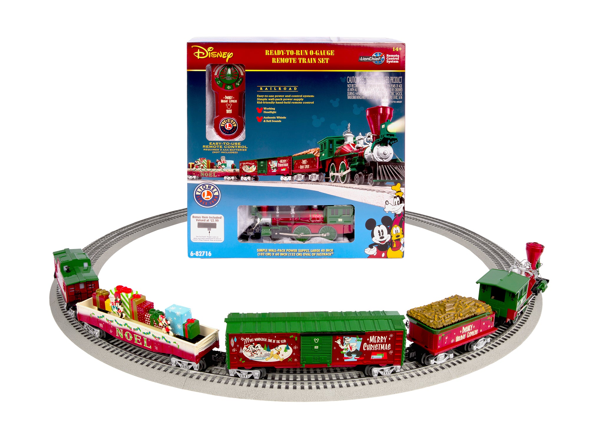 Lionel 6-83964 Mickey's Holiday to Remember LionChief O Gauge