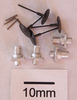 MJT Scale Components N 2331S Coach Buffers