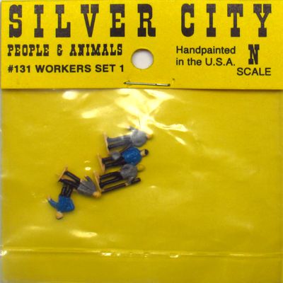 Silver City 131 N Workers Set #1 Figures (Set of 5)