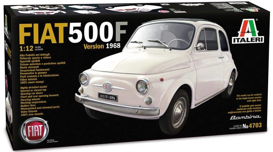 Italeri 4703 1:12 Fiat 500F 1968 Kit