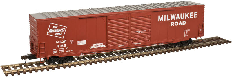 Atlas 20004191 HO Milwaukee Road 60' Auto Parts Box Car (Double Door) #4165