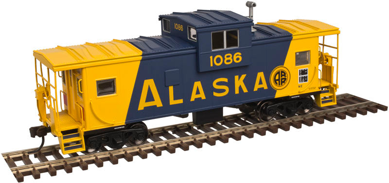 Atlas 20004152 HO Alaska Railroad Extended Vision Caboose #1088