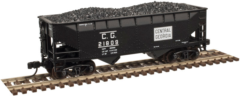 Atlas 50003086 N Central of Georgia 2-Bay Offset Side Hopper (Flat End) #21809