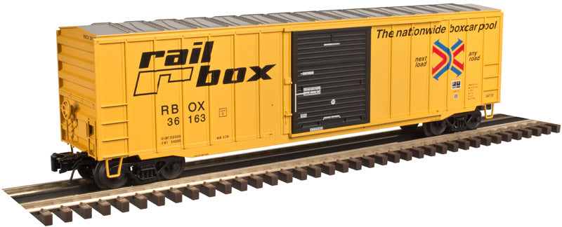 Atlas 2001004 O Railbox 50’6” Trainman® Box Car (3-Rail)
