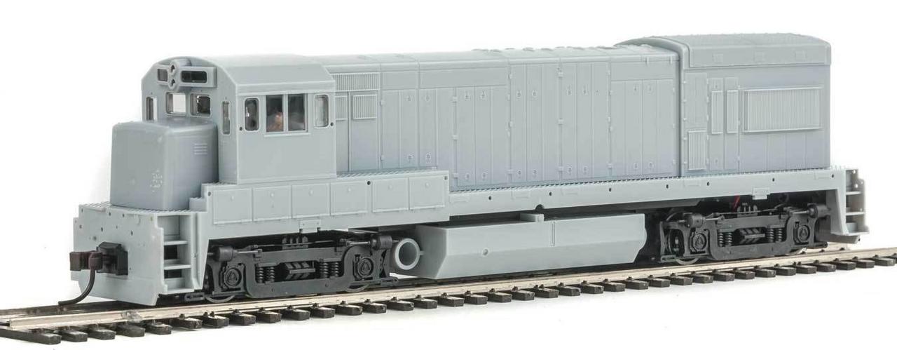 Atlas 10000810 HO Undecorated GE U23B Low Nose Diesel Locomotive w/AAR Trucks
