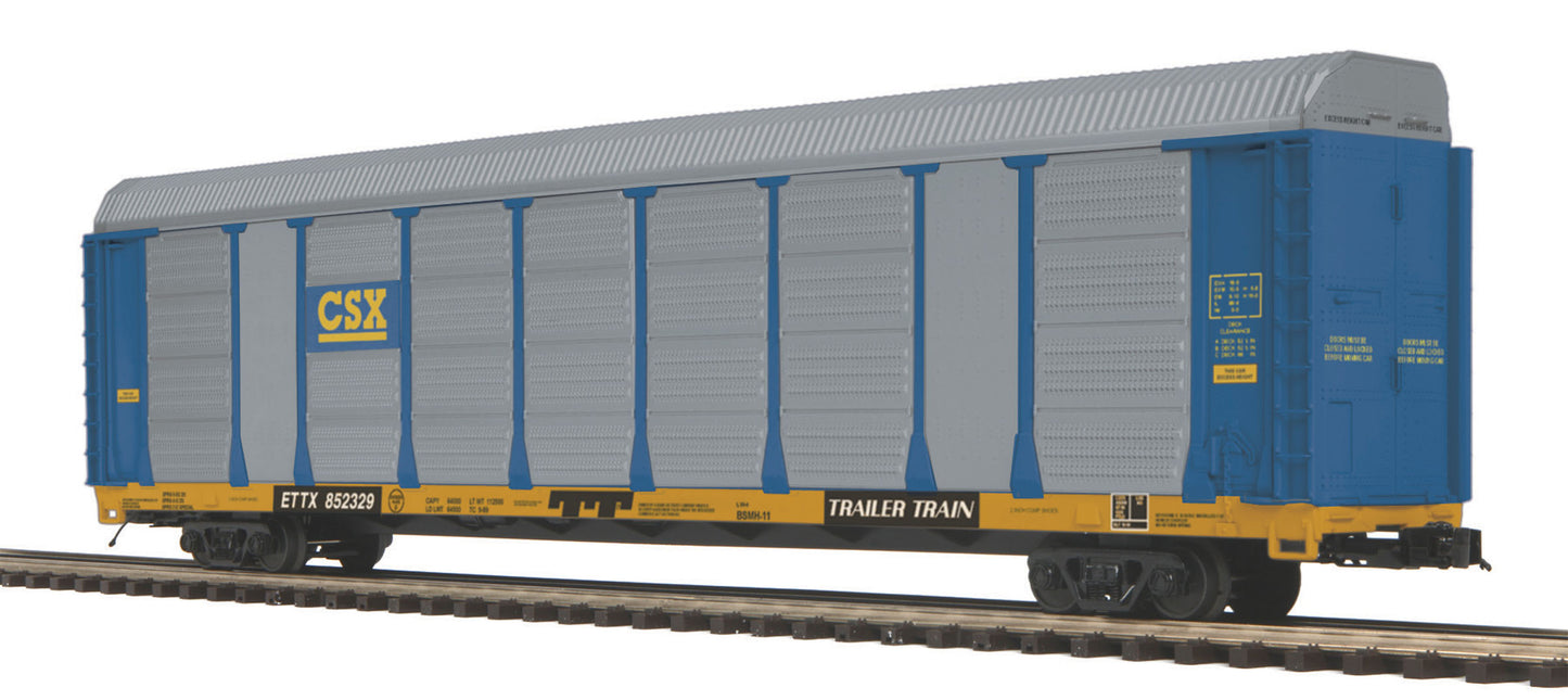 MTH 20-95247 O CSX Corrugated Auto Carrier