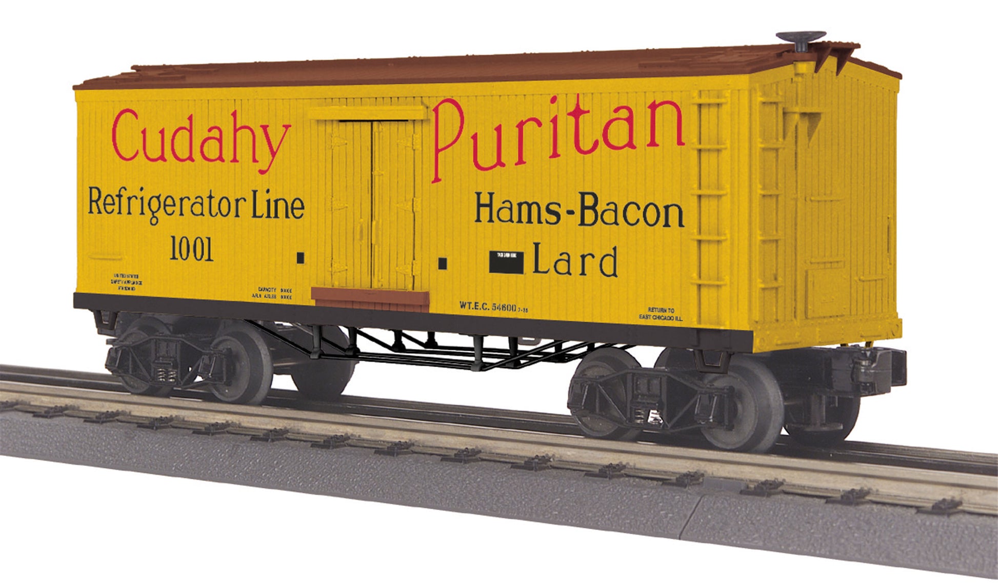 MTH 30-78186 O Cudahy Refrigerator Line 19th Century Reefer Car