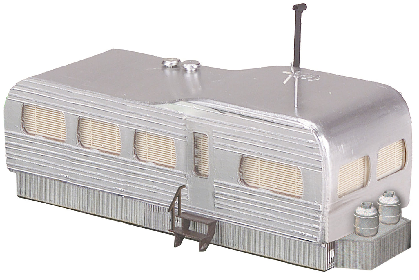 MTH 30-90530 O Gauge Stainless Mobil Home - Stainless