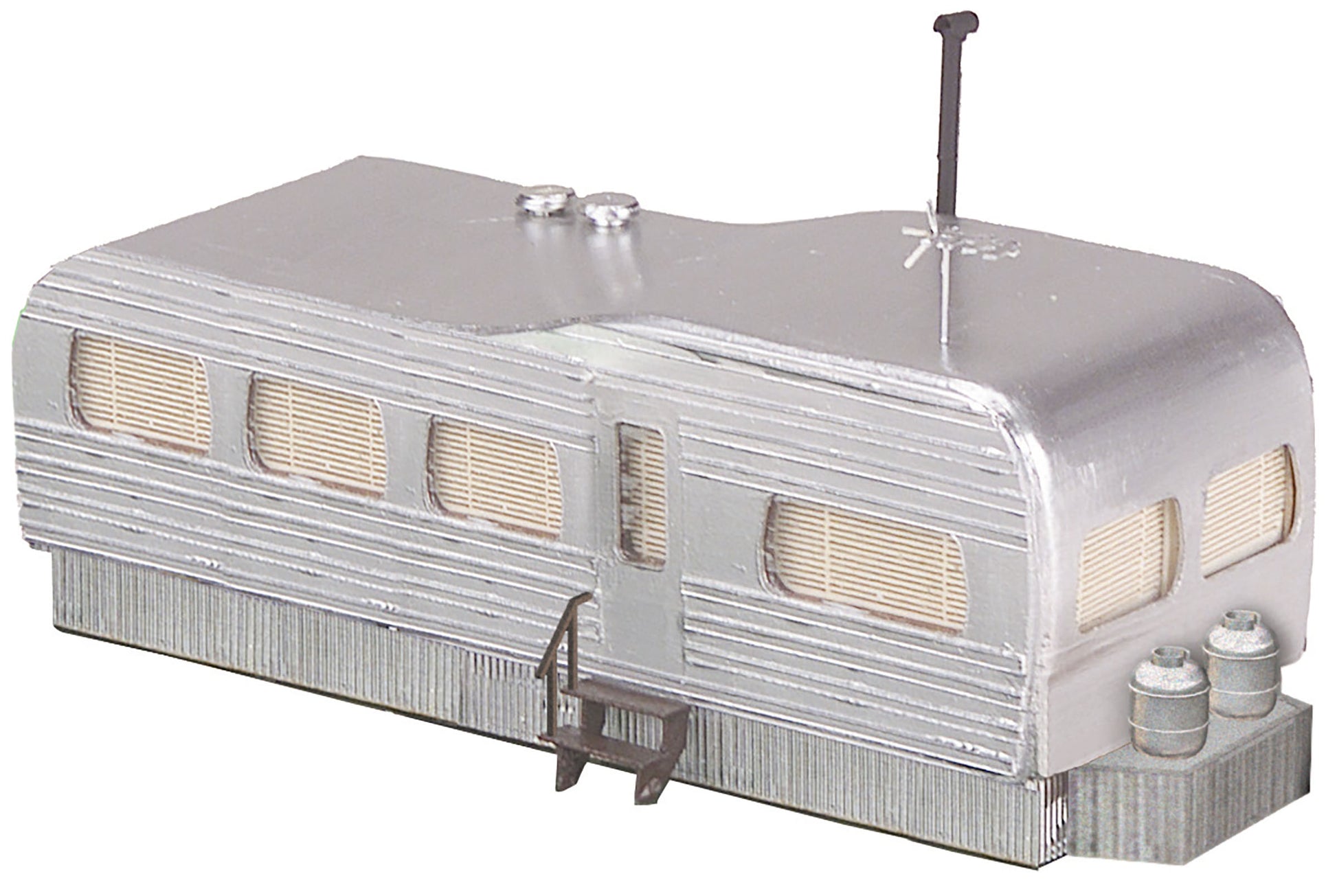 MTH 30-90530 O Gauge Stainless Mobil Home - Stainless