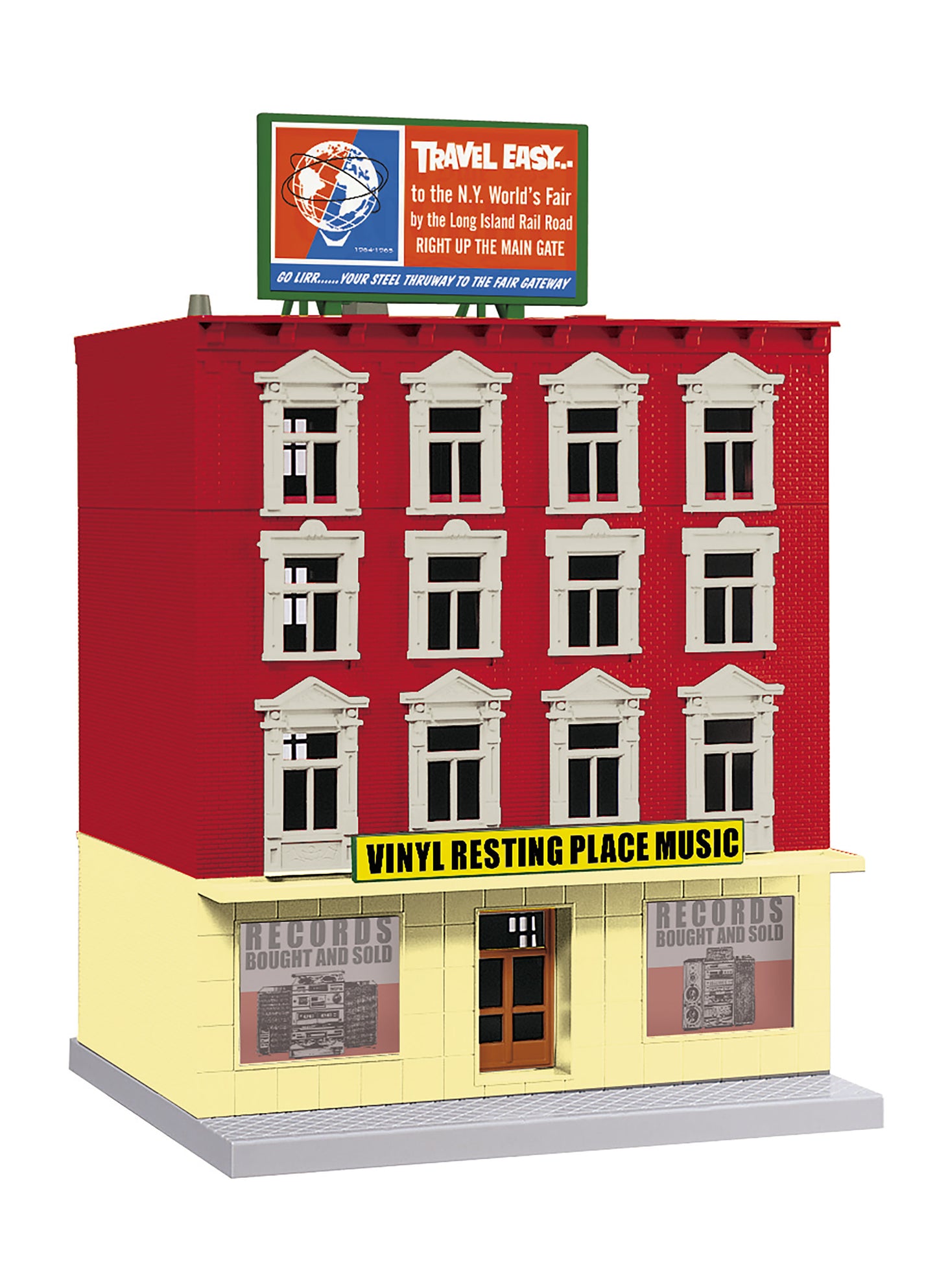 MTH 30-90558 Vinyl Resting Place Music 4-Story Building