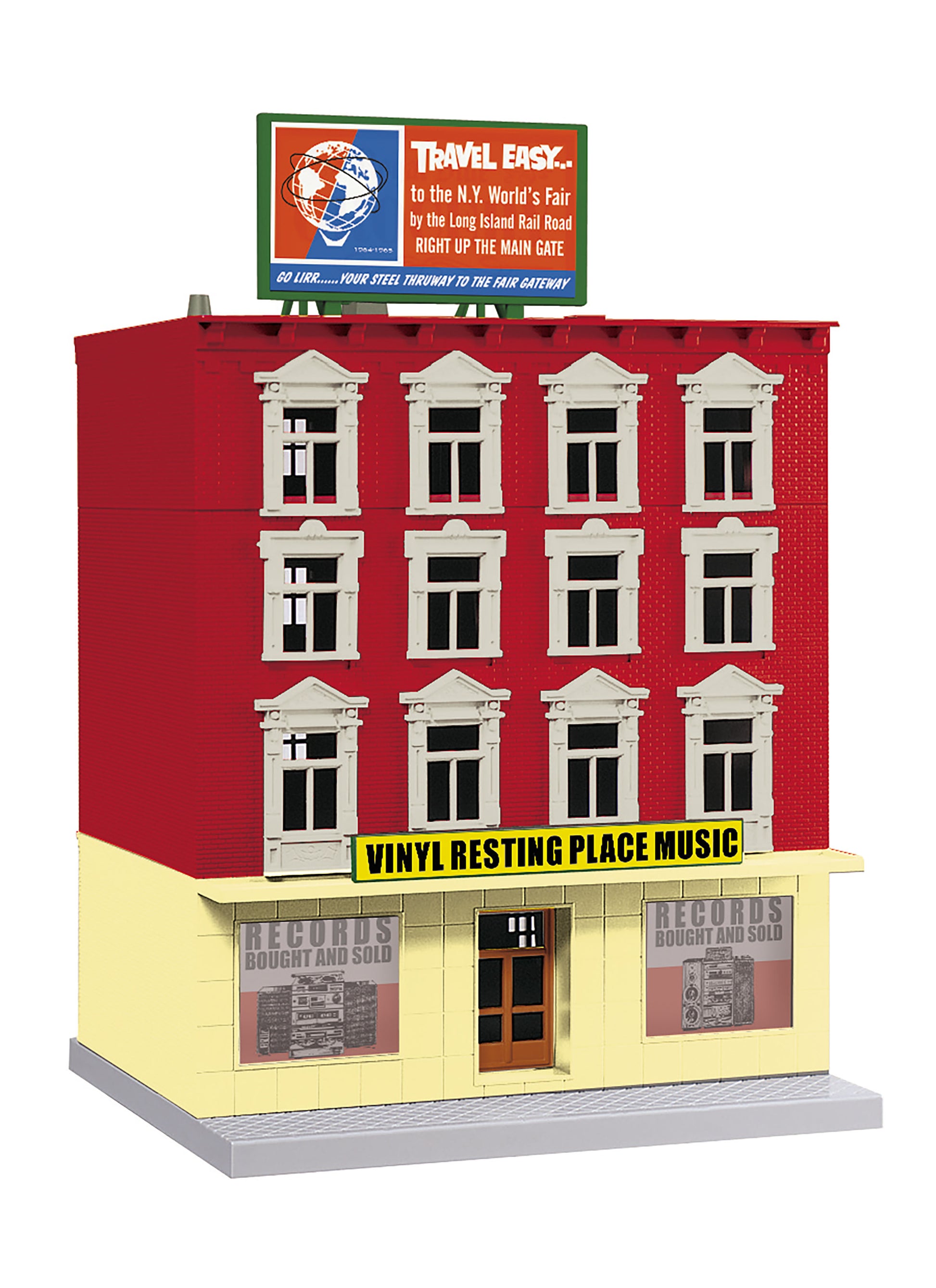 MTH 30-90558 Vinyl Resting Place Music 4-Story Building