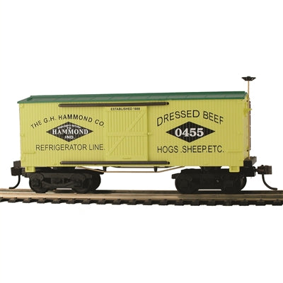 Mantua 721322 HO Scale 1860 Wooden Hammond Co. Reefer Car