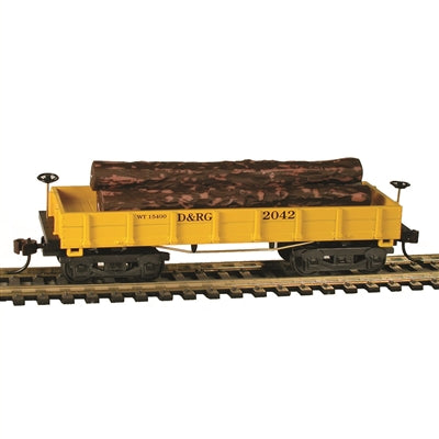 Mantua 724008 HO Denver & Rio Grande Western Railway Vintage Log Car 1860