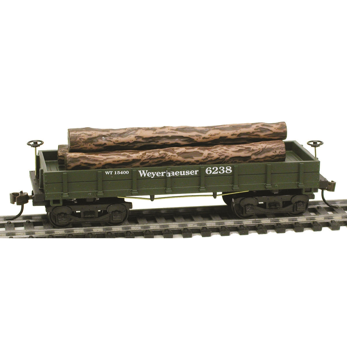 Mantua 724021 HO Wayerhauser Wooden 1860 Log Car