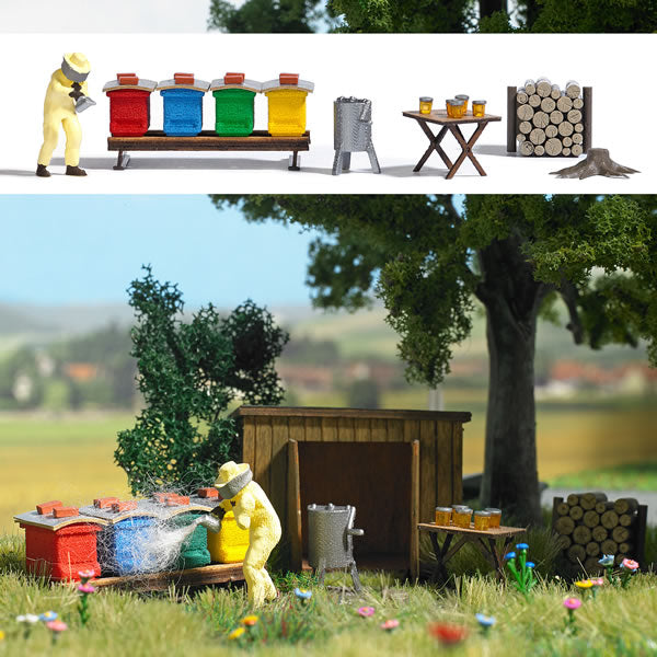Busch 1179 HO Beekeeping Kit