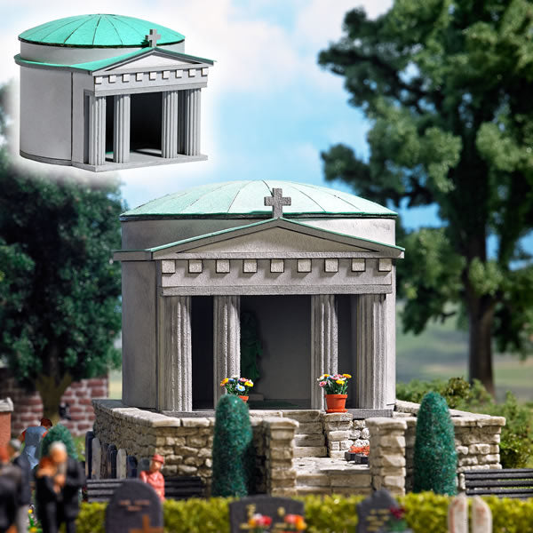 Busch 1567 HO Mausoleum Kit
