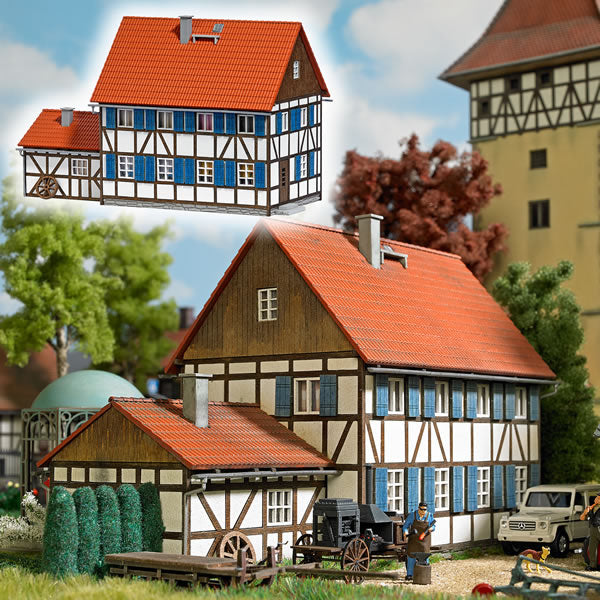 Busch 1600 HO Half-Timber House